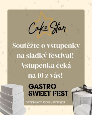 🎉 SOUTĚŽ O VSTUPENKY NA GASTRO SWEET FEST! 🍰✨ Máte chuť na pořádnou dávku sladké inspirace? Zasoutěžte si o vstupenky na...