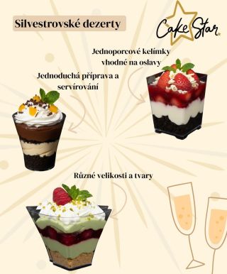 ✨ Silvestrovský dezert bez stresu ✨ Jednoporcové dezerty do plastových kelímků jsou ideální volbou na oslavy – připravíte...